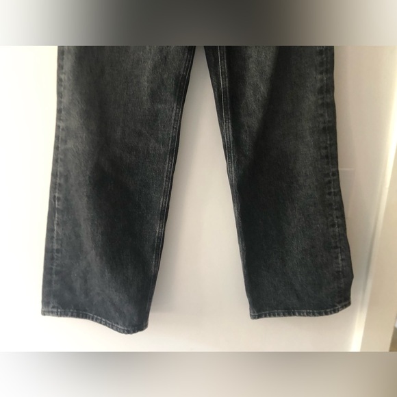 Agolde Low Slung Baggy 30.5” Jeans in Ditch Grey Wash Size 23 Waist Relaxed Fit - Picture 6 of 16